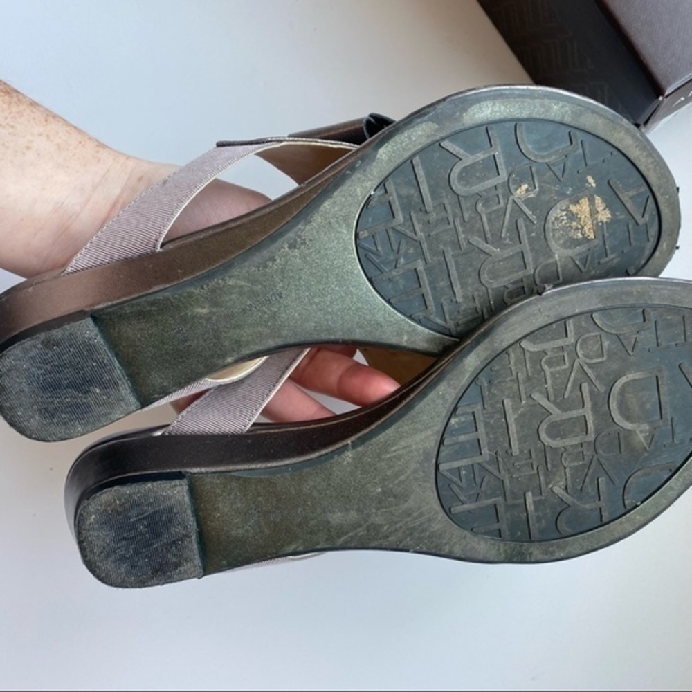 Adrienne Vittadini • Vanity Gemstone Sandals Mini Wedge - Picture 7 of 9